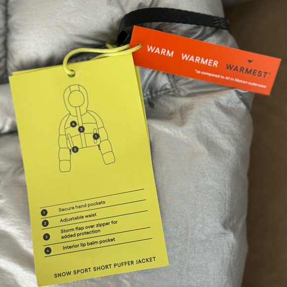 NWT Women's Snowsport Puffer Jacket - All in
Motion Metallic Silver - Picture 11 of 11